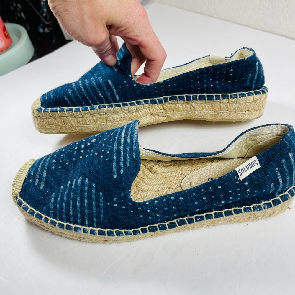 Soludos Blue Platform Espadrilles - image 4
